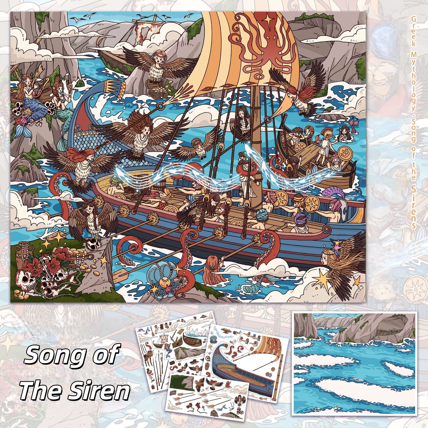 Daylight Dreams 3D Sticker | 4 Cute Miniature Scenes