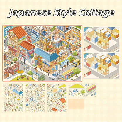 Cozy Spots 3D Sticker | 3 Cute Miniature Scenes
