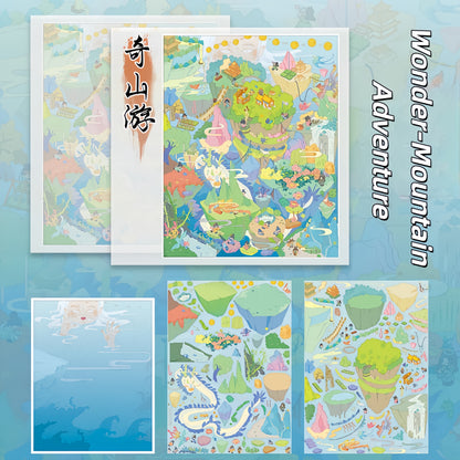 Miracle Series 3D Sticker | 2 Cute Miniature Scenes