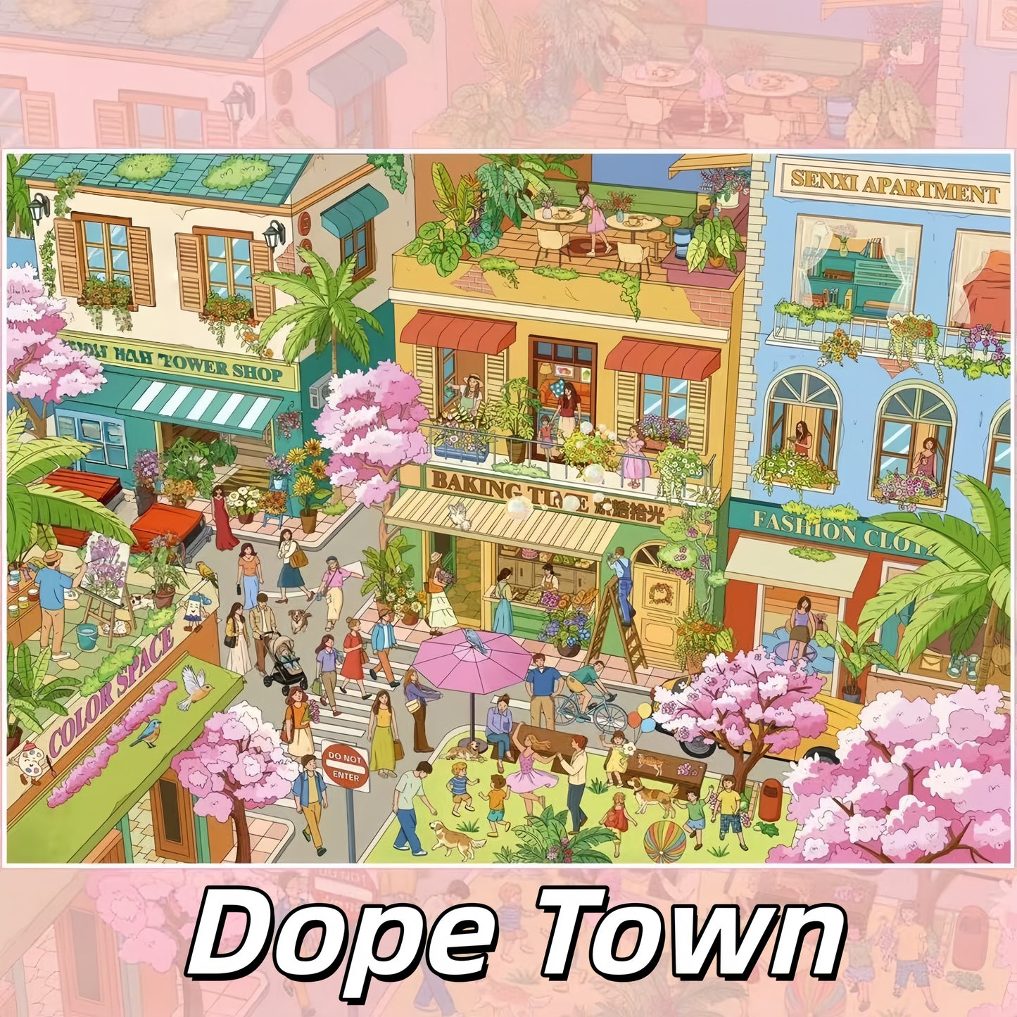 A Slice of Life 3D Sticker | 3 Cute Miniature Scenes