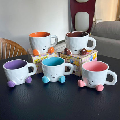 Sitting Feet Ceramic Mug