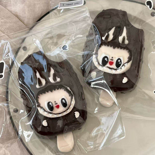 Labubu Dark Chocolate Ice Cream Bar Squishy