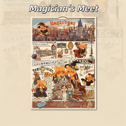 Magic World 3D Sticker | 2 Cute Miniature Scenes
