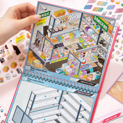 Local Life 3D Sticker Book