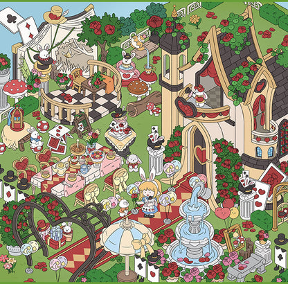 Fairy Tale 3D Sticker | 2 Cute Miniature Scenes