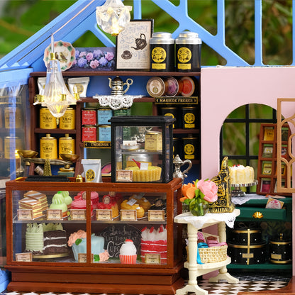 Rose Garden Tea House DIY Miniature House - English Instructions