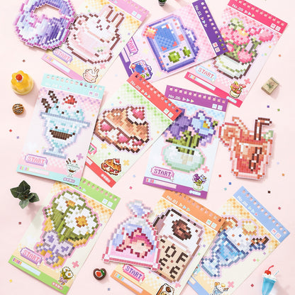 Pixel Bead Game Machine 3D Sticker Book