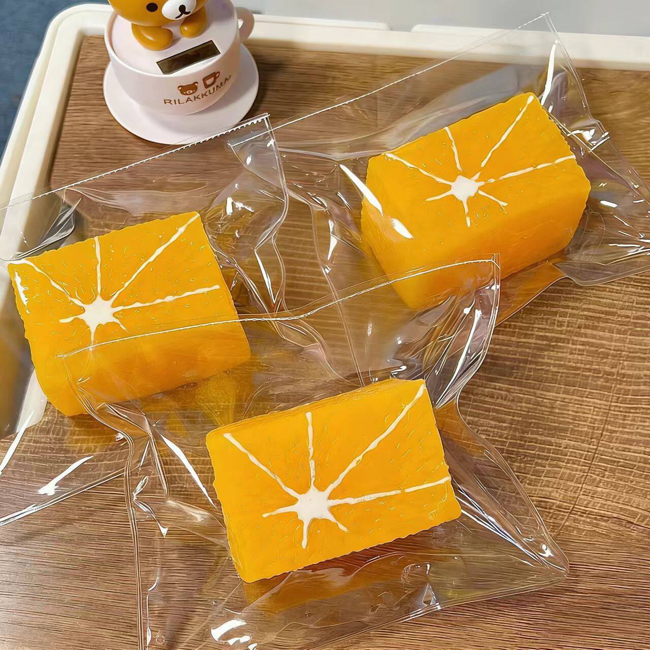 Jelly Orange Toast Squishy