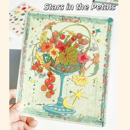 Among Flowers 3D Sticker | 2 Cute Miniature Scenes