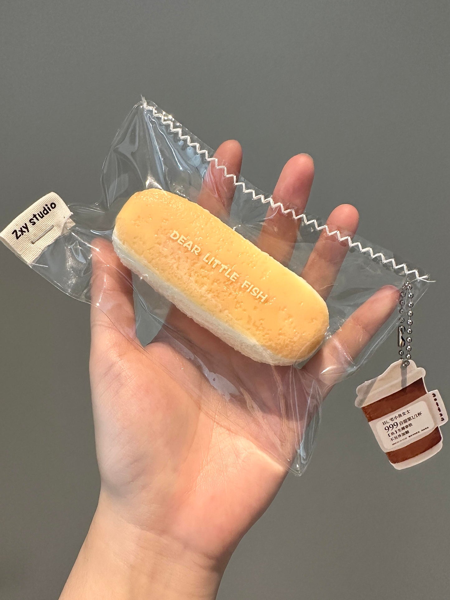 Cheese Milk-Crust Bun Squishy