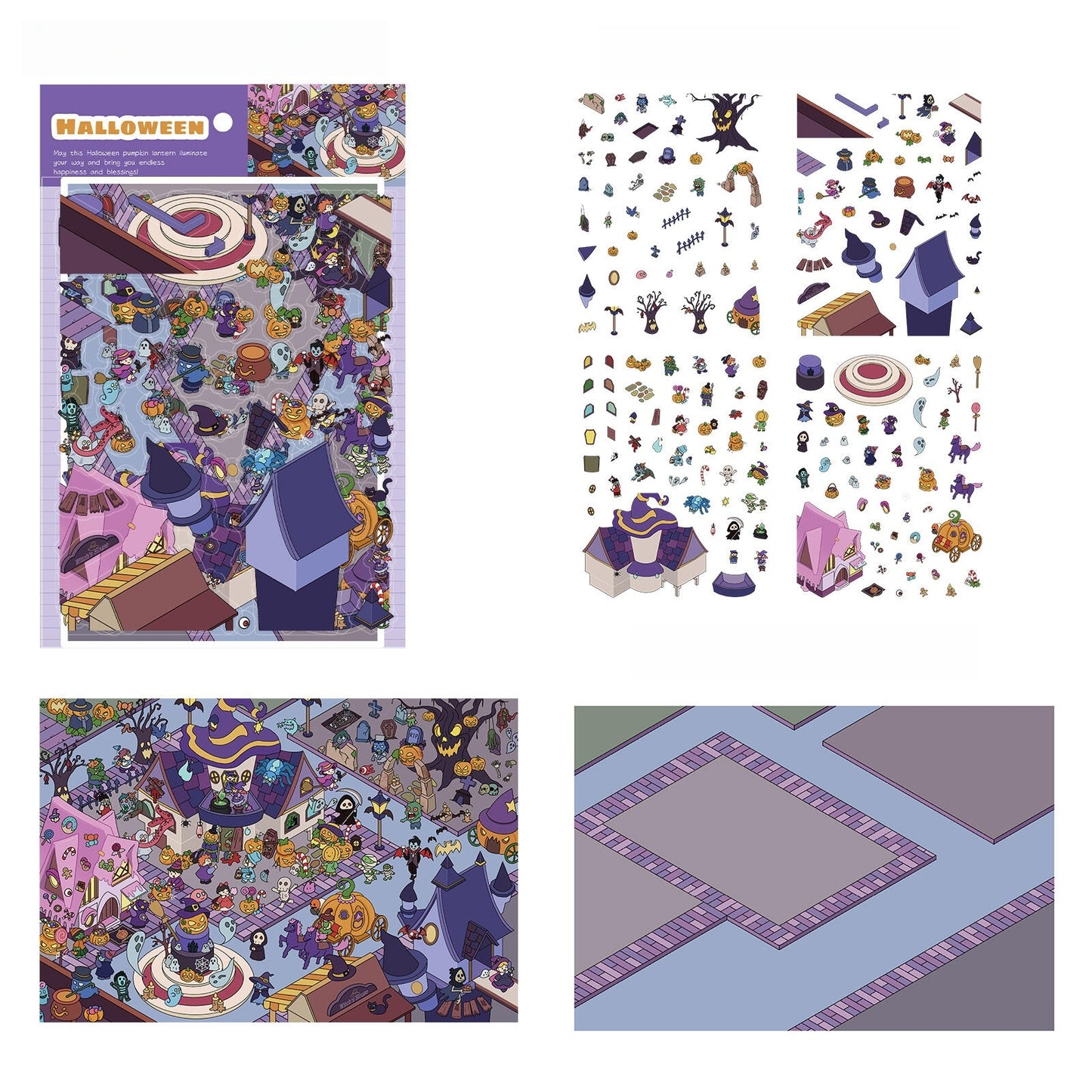 Halloween Night 3D Sticker