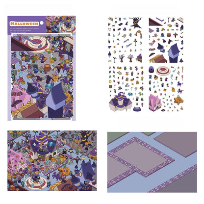 Halloween Night 3D Sticker