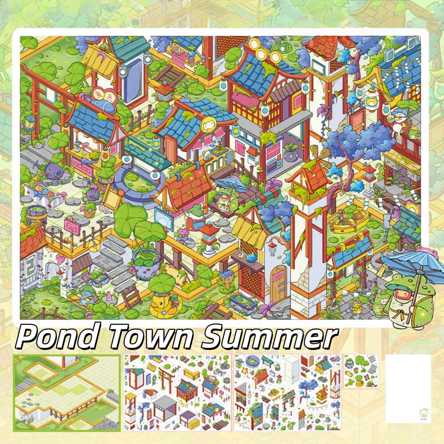 Life Chapters 3D Sticker | 4 Cute Miniature Scenes