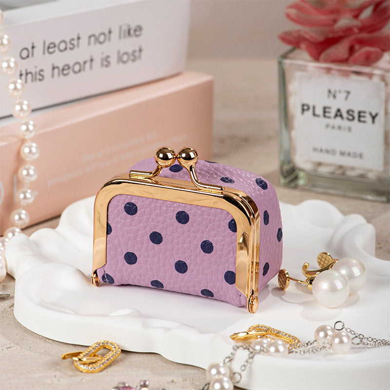 Mini Polka Dot Mini Jewelry Case