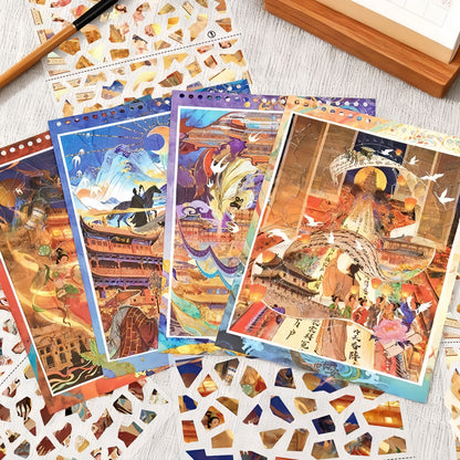 The Splendor of the Silk Road 3D Sticker Book