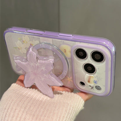 Lily Magnetic Stand Acrylic Phone Case