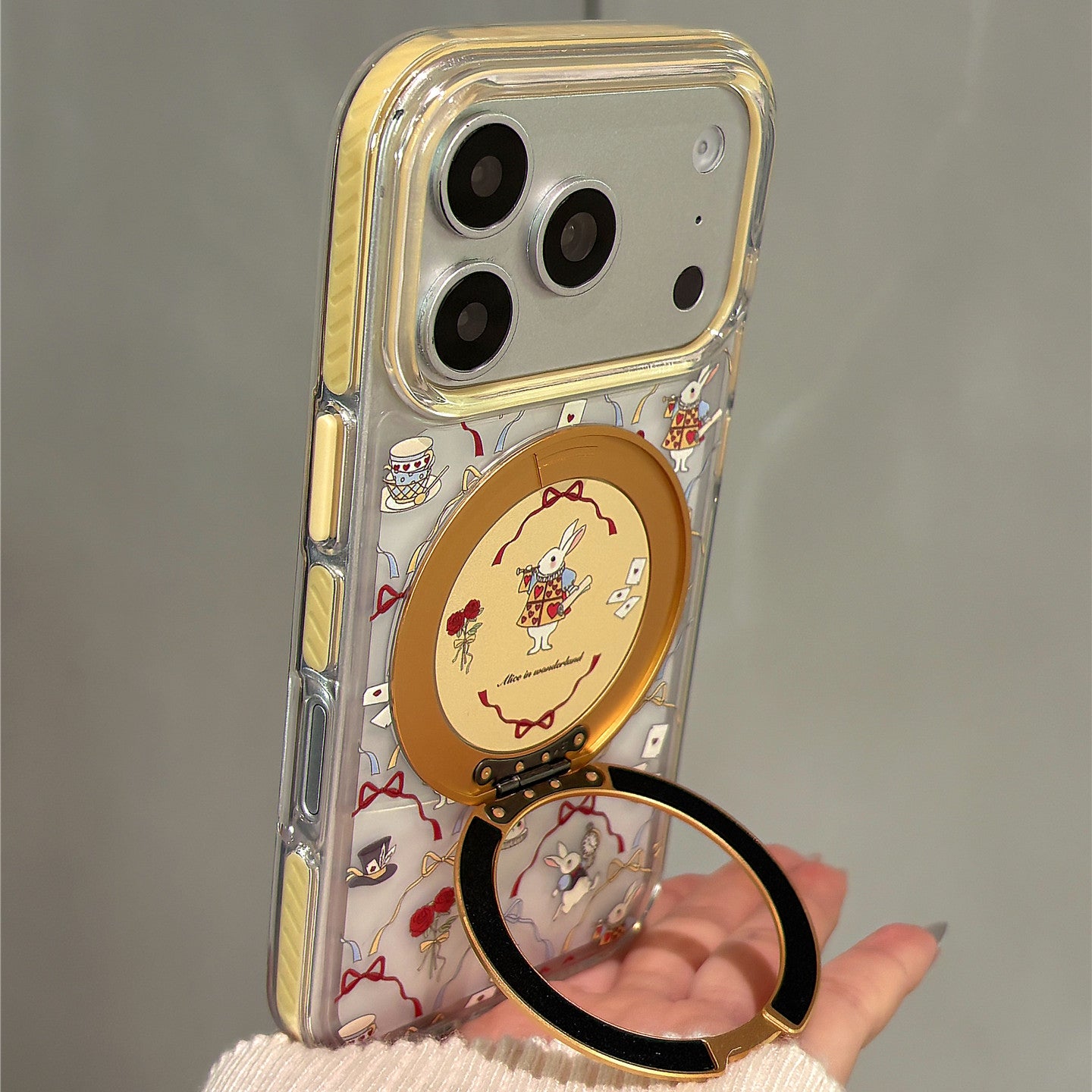 Poker Rabbit Acrylic Phone Case
