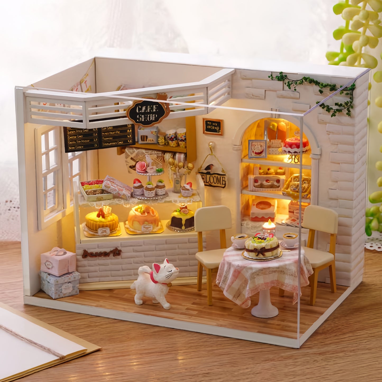 Cake Shop DIY Miniature House - English Instructions