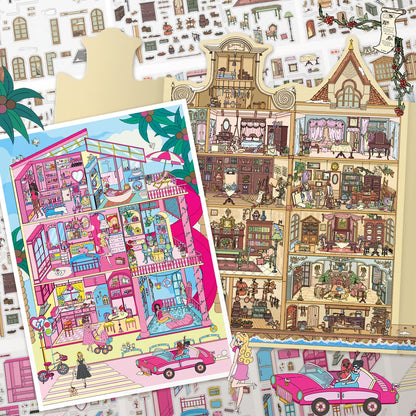 Sweet Memories 3D Sticker | 2 Cute Miniature Scenes