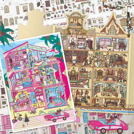 Sweet Memories 3D Sticker | 2 Cute Miniature Scenes