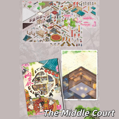 Rain on the Bells 3D Sticker | 2 Cute Miniature Scenes
