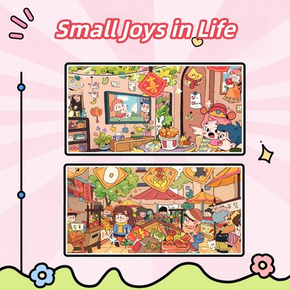 Small Joys in Life 3D Sticker | 2 Cute Miniature Scenes
