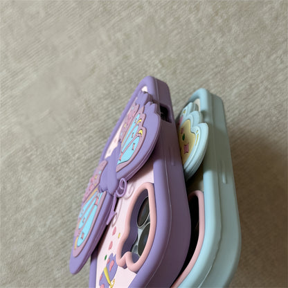 3D Butterfly Stand Silicone Phone Case