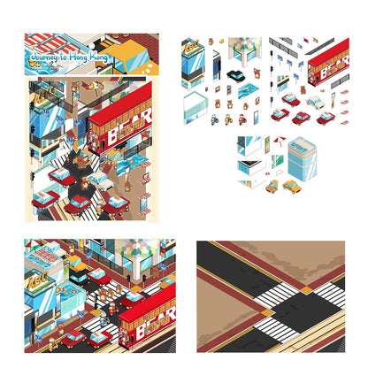 A Trip to Hong Kong 3D Sticker