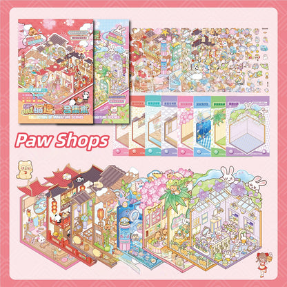 Paw Shops 3D Sticker Book