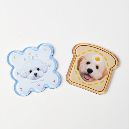 Custom Pet Photo Acrylic Bag Charm Keychain