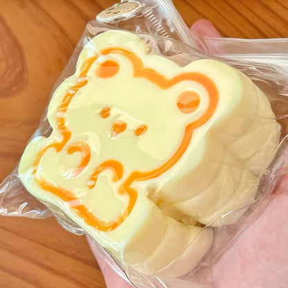 Cream Bear Cookie Squishy