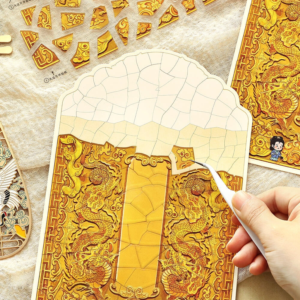 Antique Restoration 3D Sticker | 2 Cute Miniature Scenes