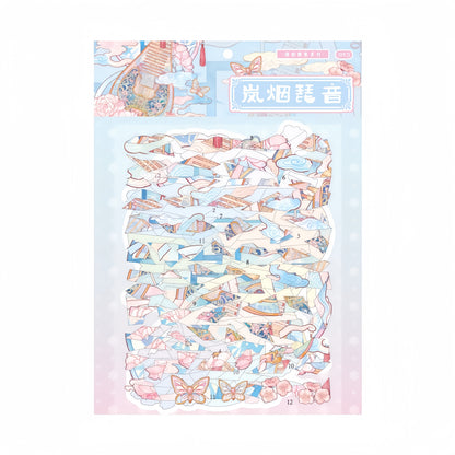 Antique Restoration 3D Sticker | 6 Cute Miniature Scene