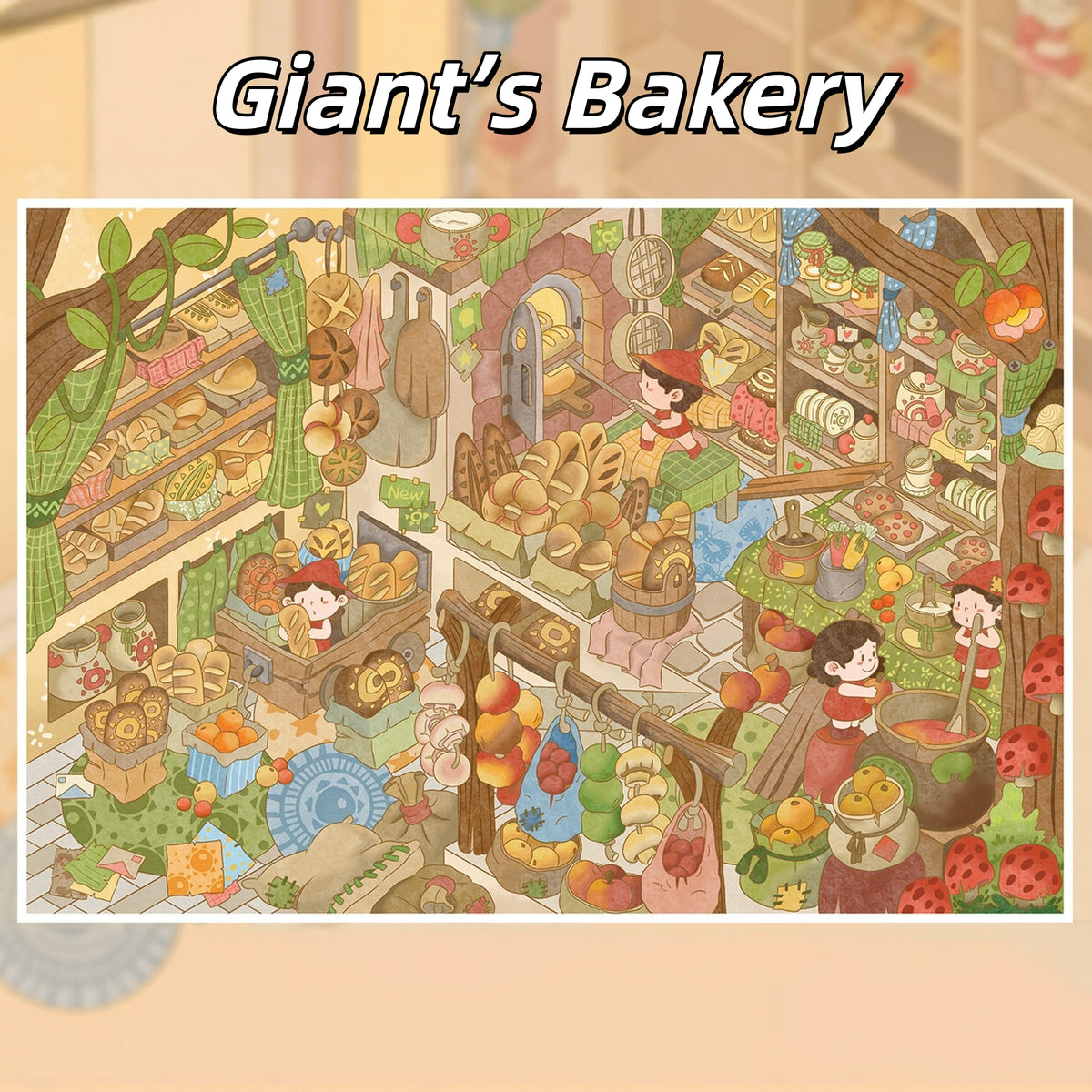 Sweet Harvest 3D Sticker | 6 Cute Miniature Scenes