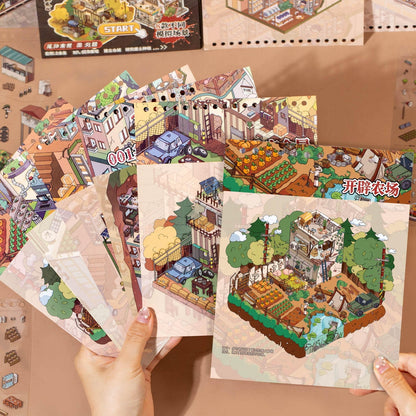 The Way to Survive 3D Sticker Book