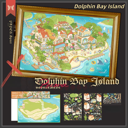 Fantasy Streetscape 3D Sticker | 2 Cute Miniature Scenes