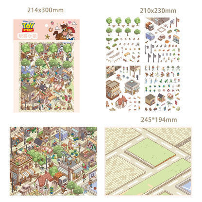 Toy Townlet 3D Sticker