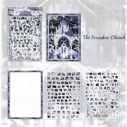 Gilded Praise 3D Sticker | 3 Cute Miniature Scenes