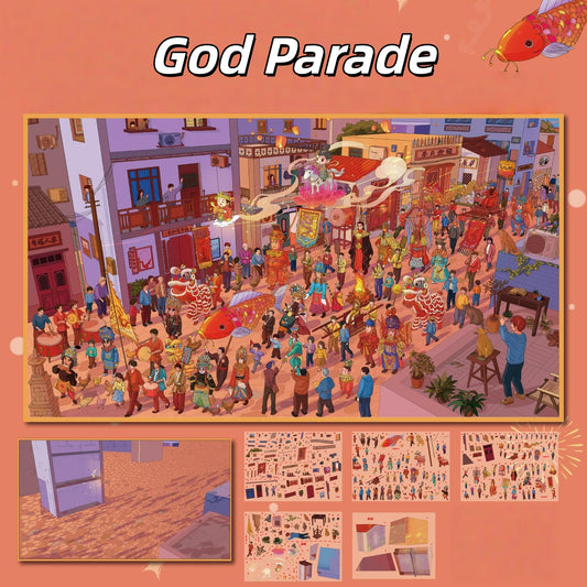 God Parade 3D Sticker