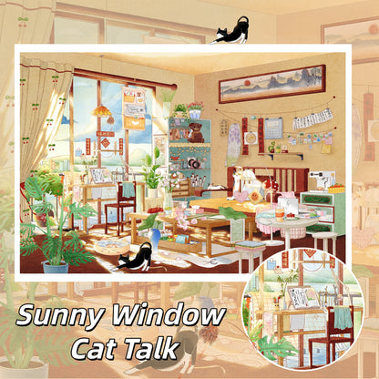 Quiet Corners 3D Sticker | 5 Cute Miniature Scenes