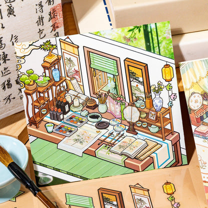 Desk Corner 3D Sticker Book