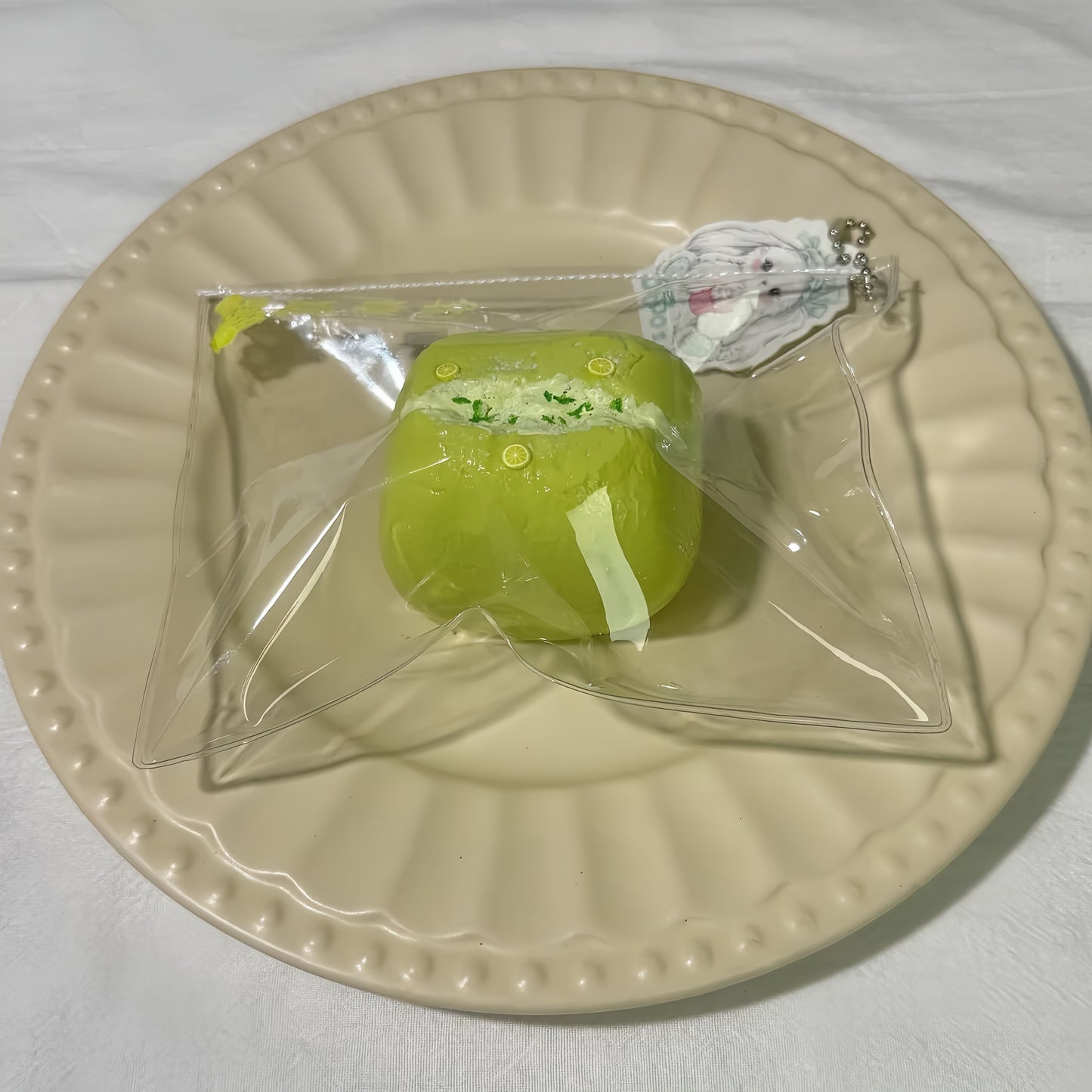 Melon Lime Mini Bun Squishy