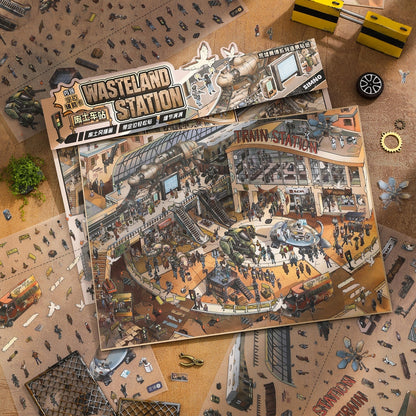 Wasteland Station 3D Sticker