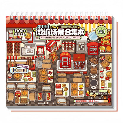 Shopkeeper for a Day 3D Sticker Book
