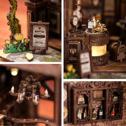 Quiet Coffee House DIY Miniature House - English Instructions