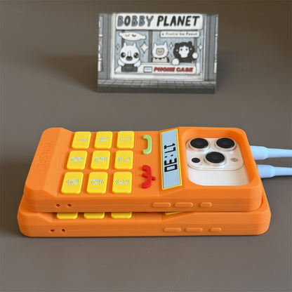 Orange Brick Phone Silicone Phone Case