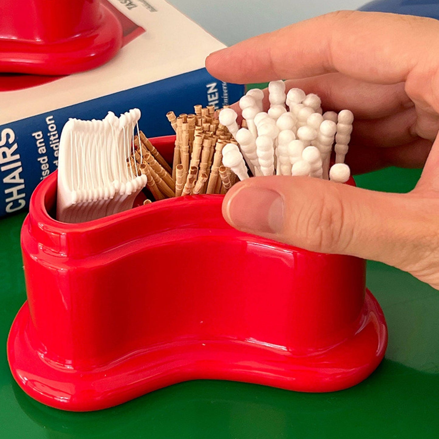 Big Eye-Shaped Dental Floss Organizer Box