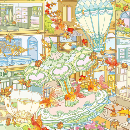 Ocean Dreams 3D Sticker | 2 Cute Miniature Scenes