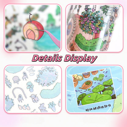 Summer Time 3D Sticker | 2 Cute Miniature Scenes