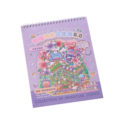Miniature Shop 3D Sticker Book